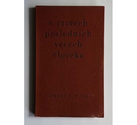 Písně o posledních čtyřech věcech člověka