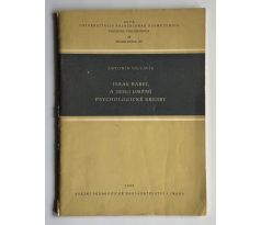 Antonín Václavík. Isaak Babel a jeho umění psychologické kresby