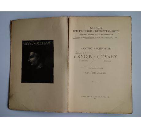 Niccoló Machiavelli. I. Kníže / II. Úvahy / 1900